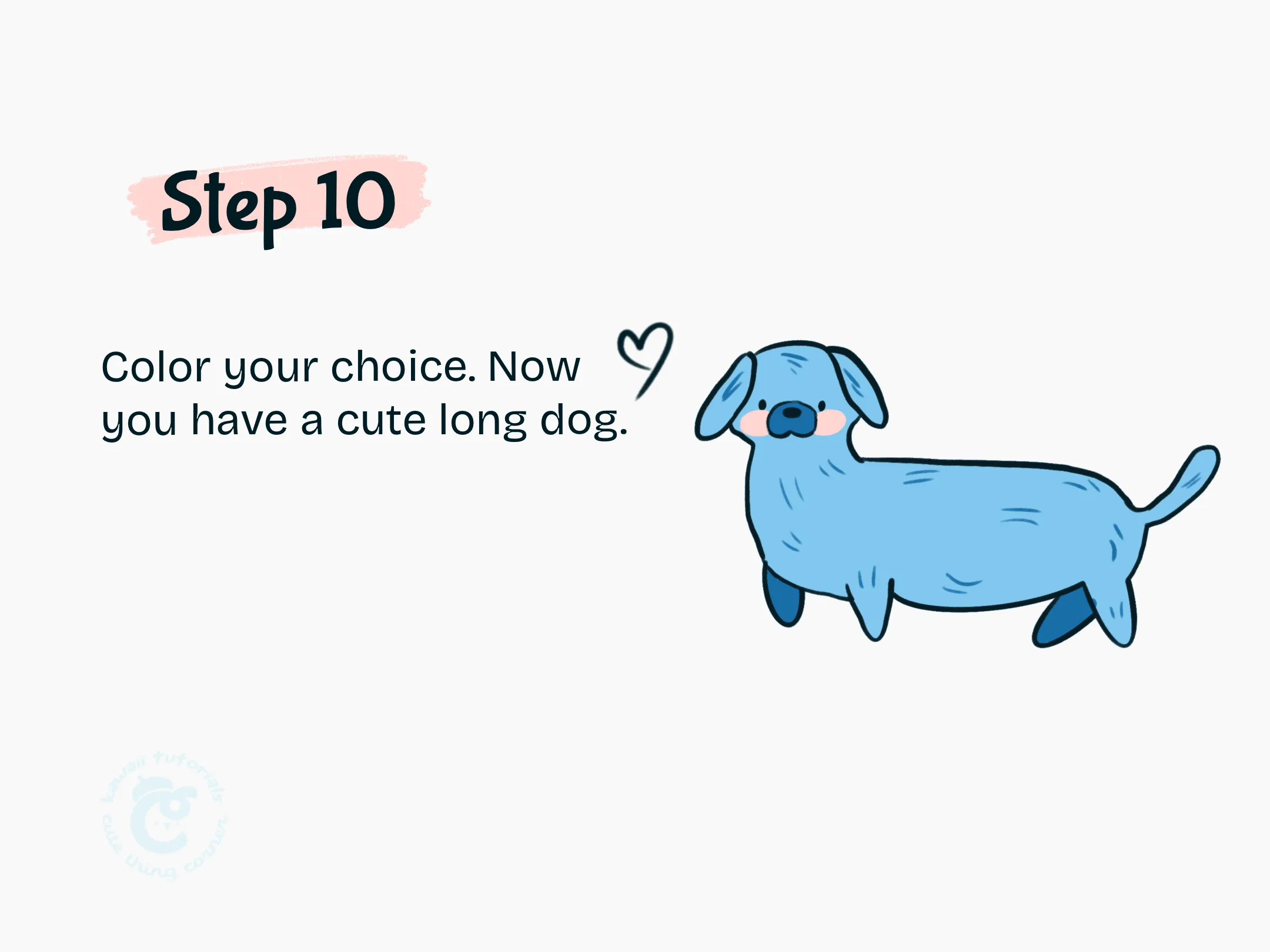 Step 10 Color your log dog