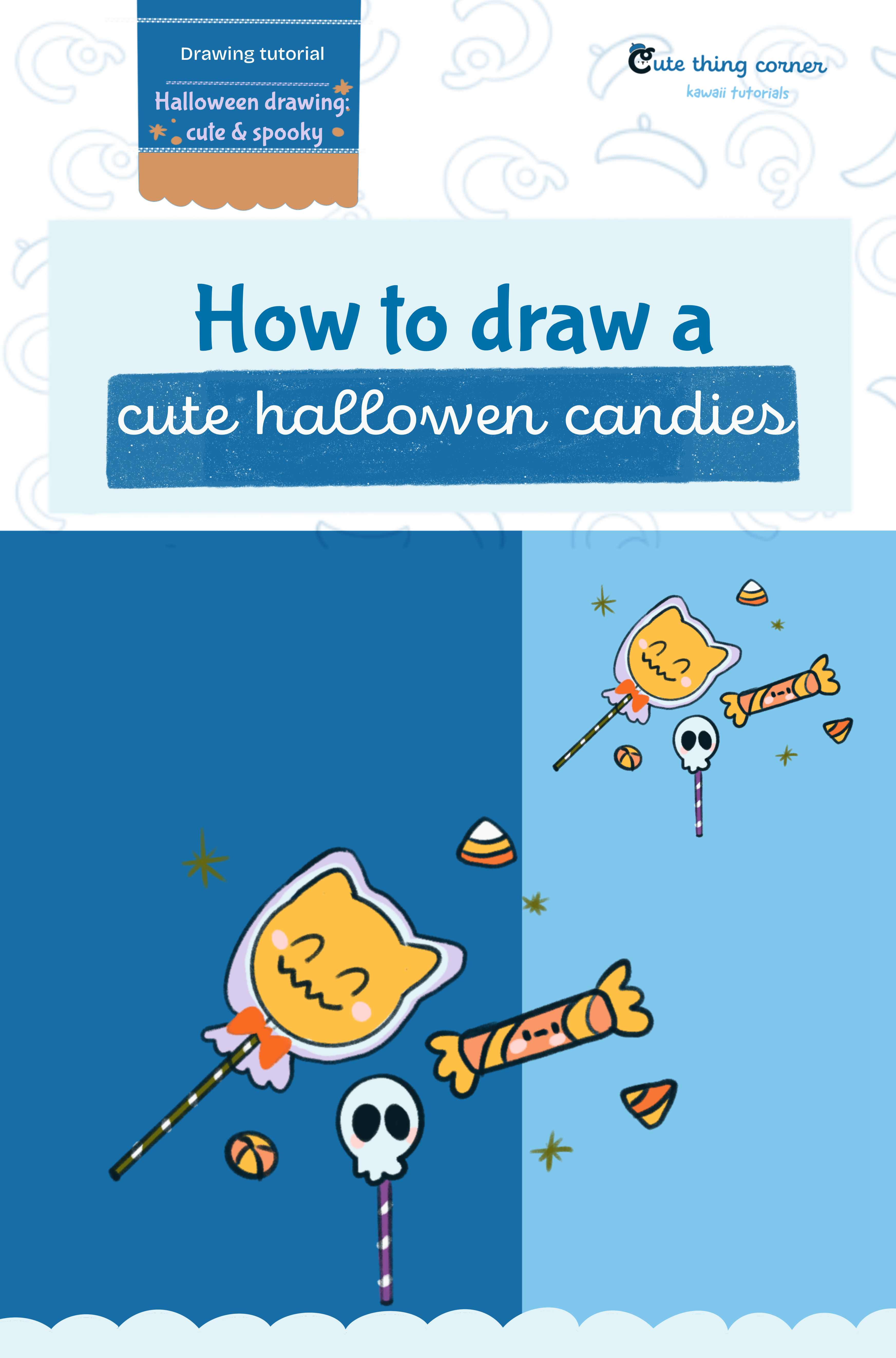 How to kawaii halloween candies (Step-by-step)