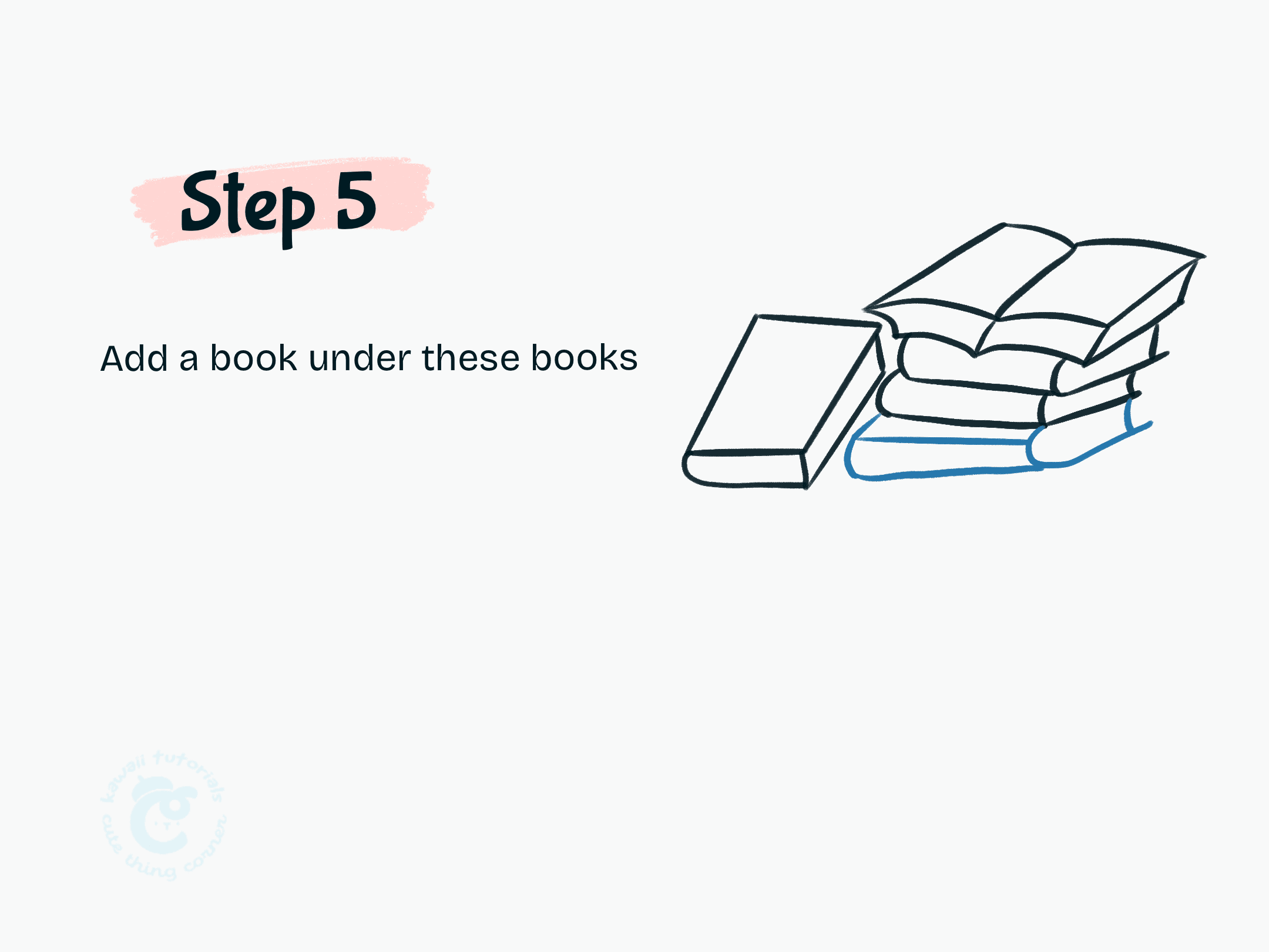 Step 5 Add a book under these books