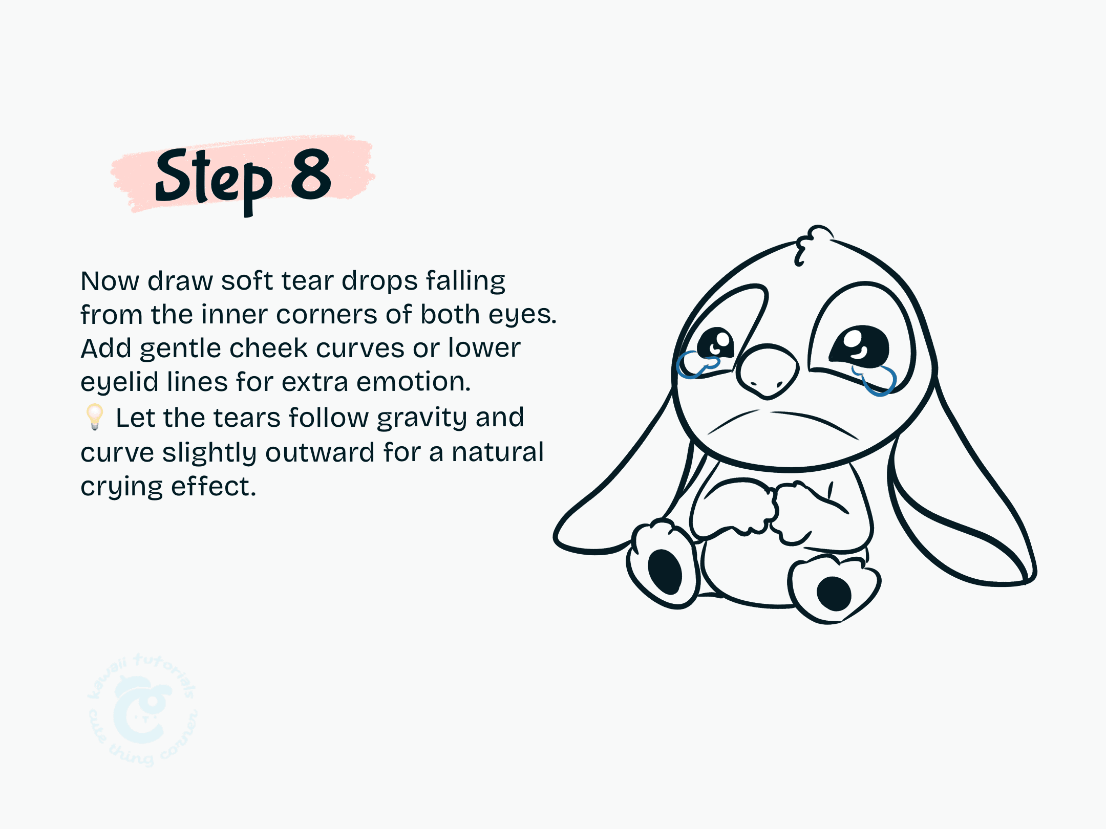 Draw Tears and Face Details