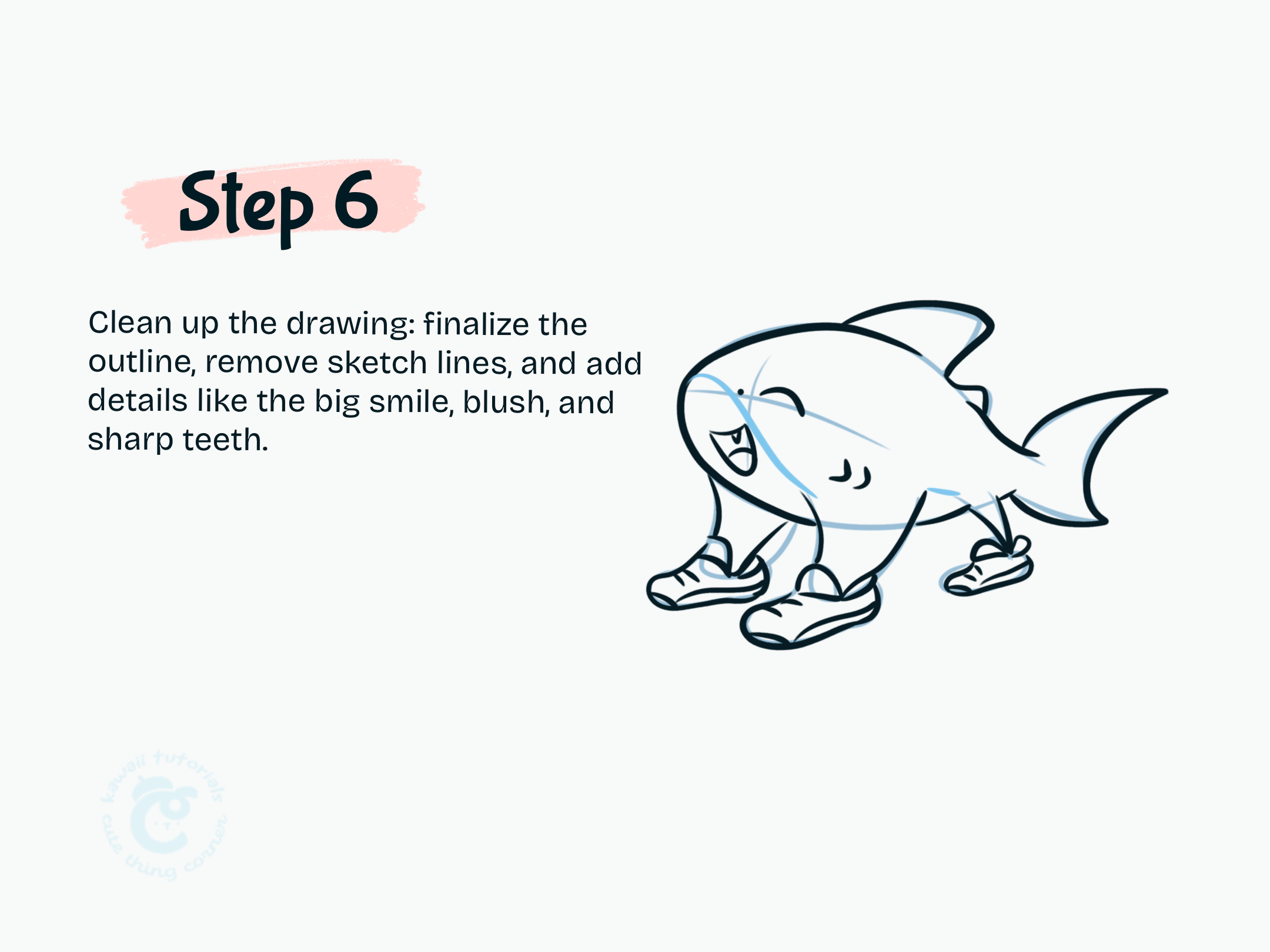 Step 6 Clean up the drawing