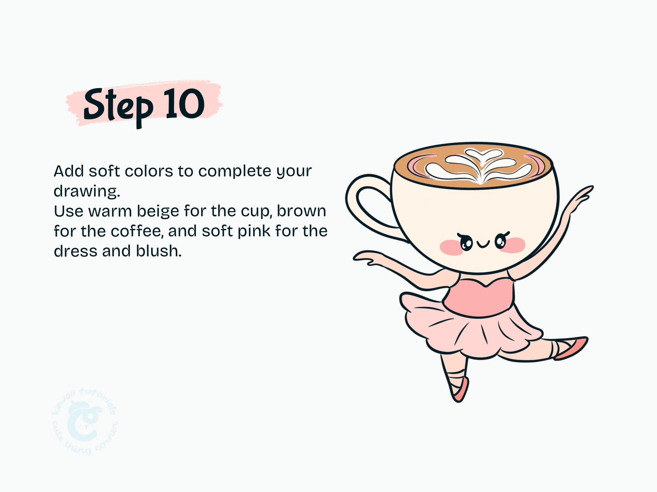 Step 10 Add soft colors to complete your drawing