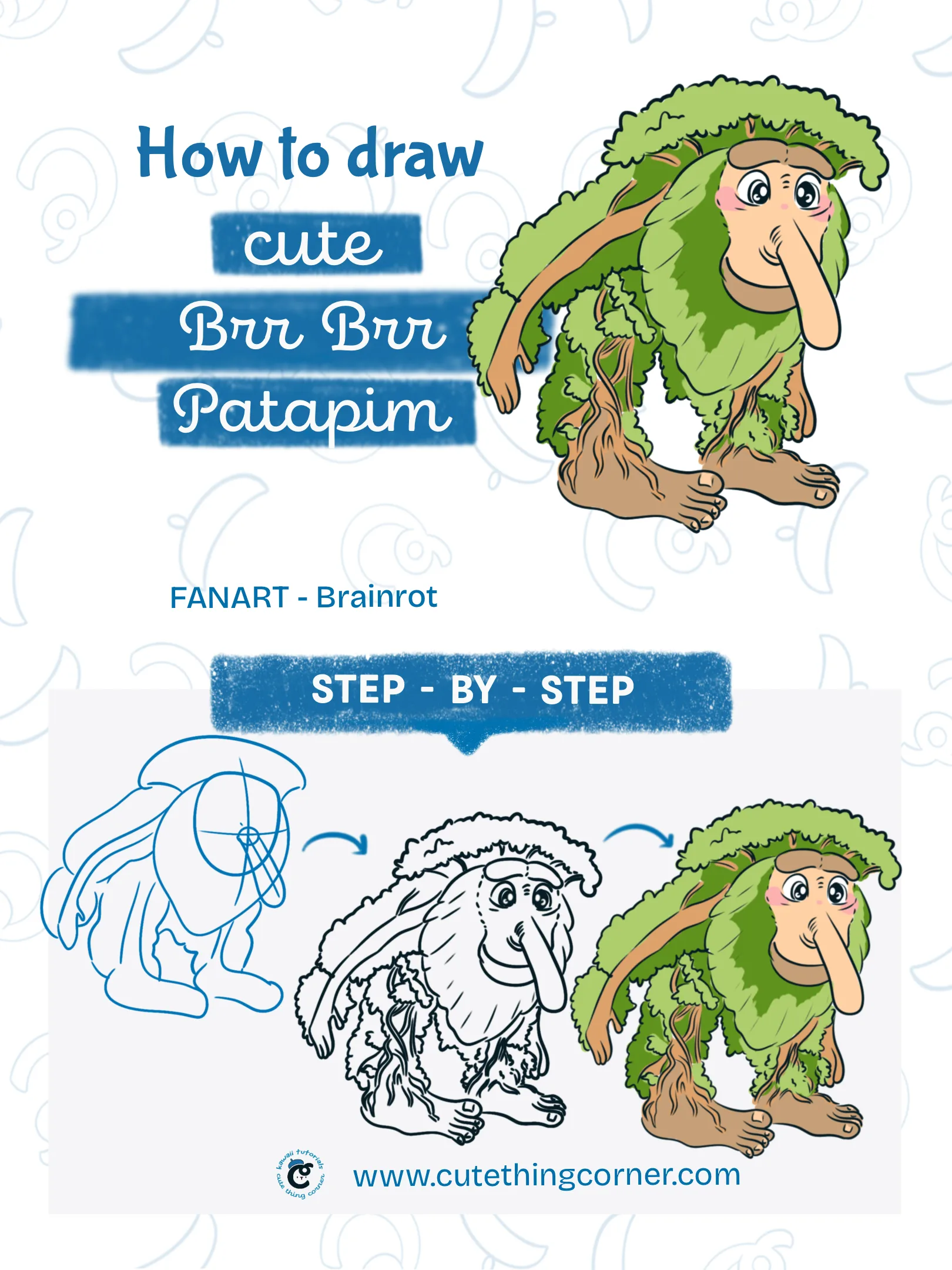 How to draw Brr Brr Patapim