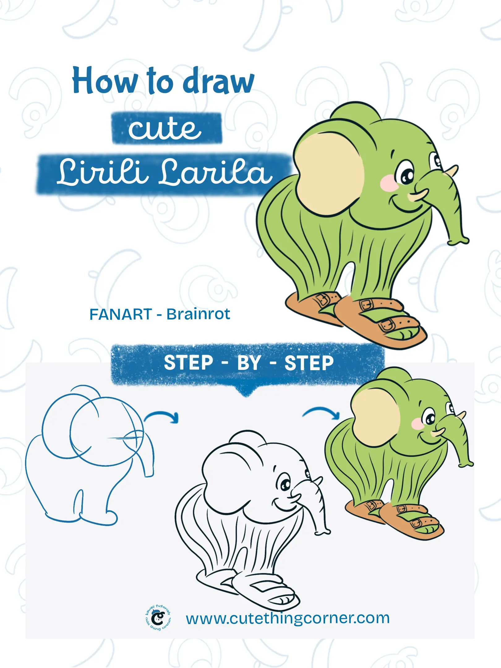 How to draw Lirili Larila