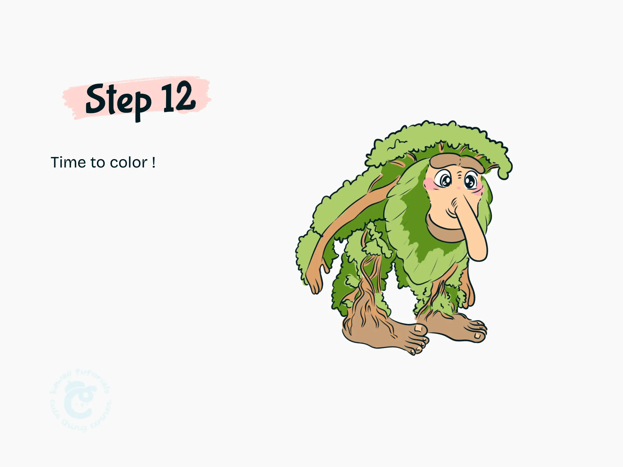 Step 12 Time to color Brr Brr Patapim
