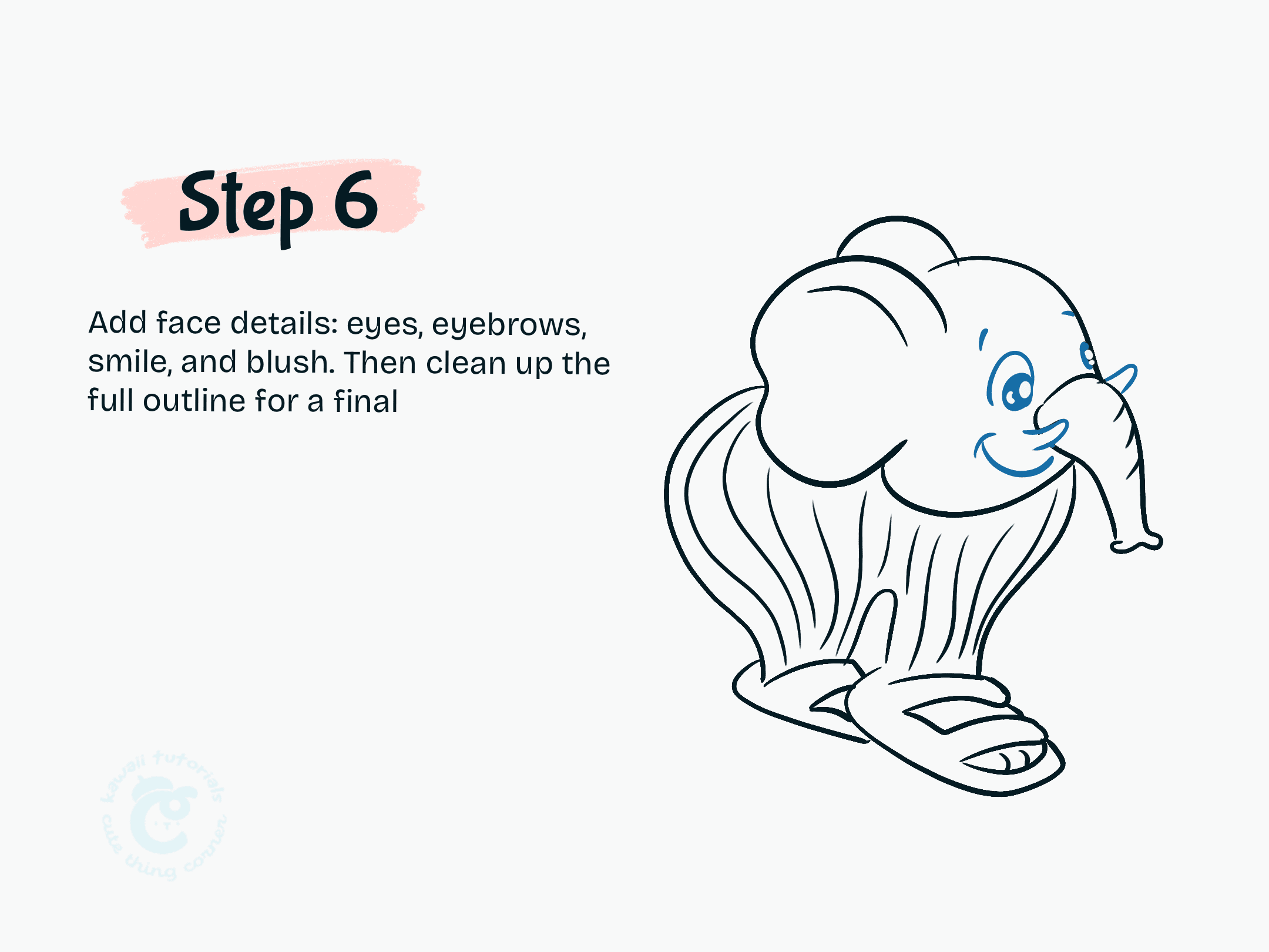 Step 6 Add face details