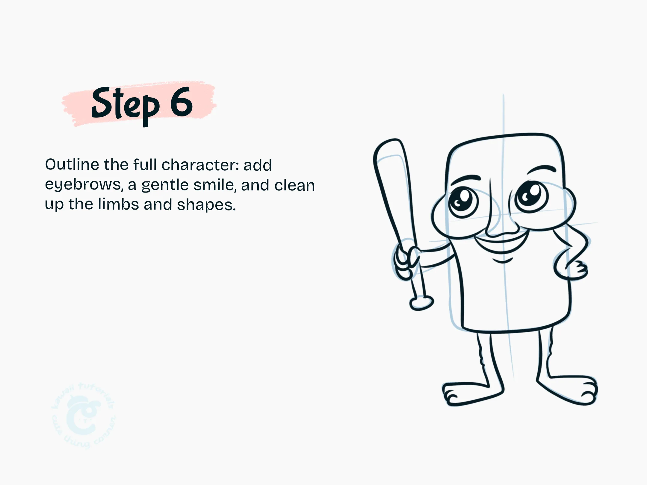 Step 6 Outline the full character