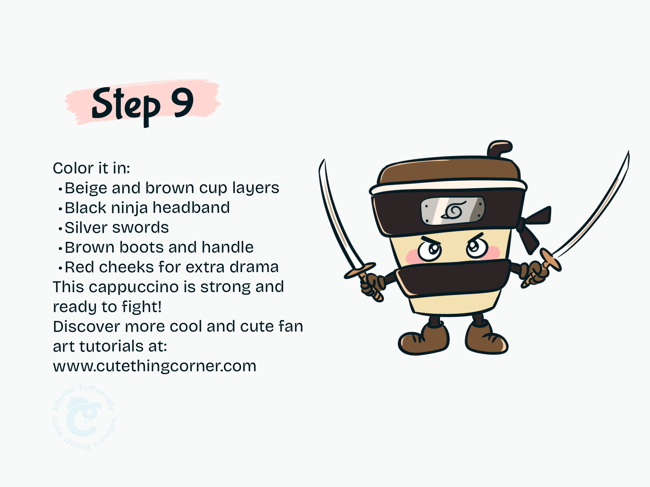 Step 9 Color Cappuccino Assasino