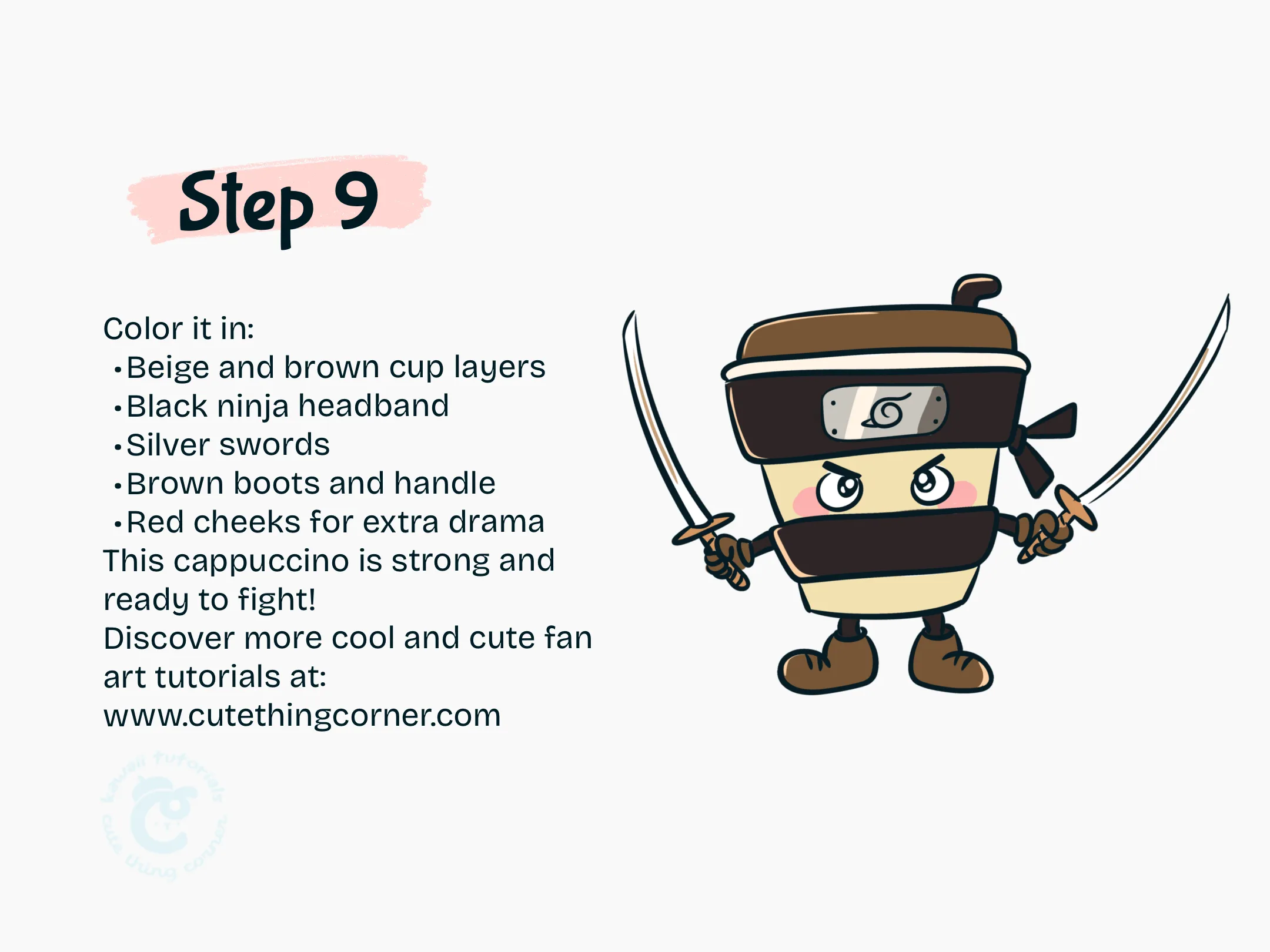 Step 9 Color Cappuccino Assasino