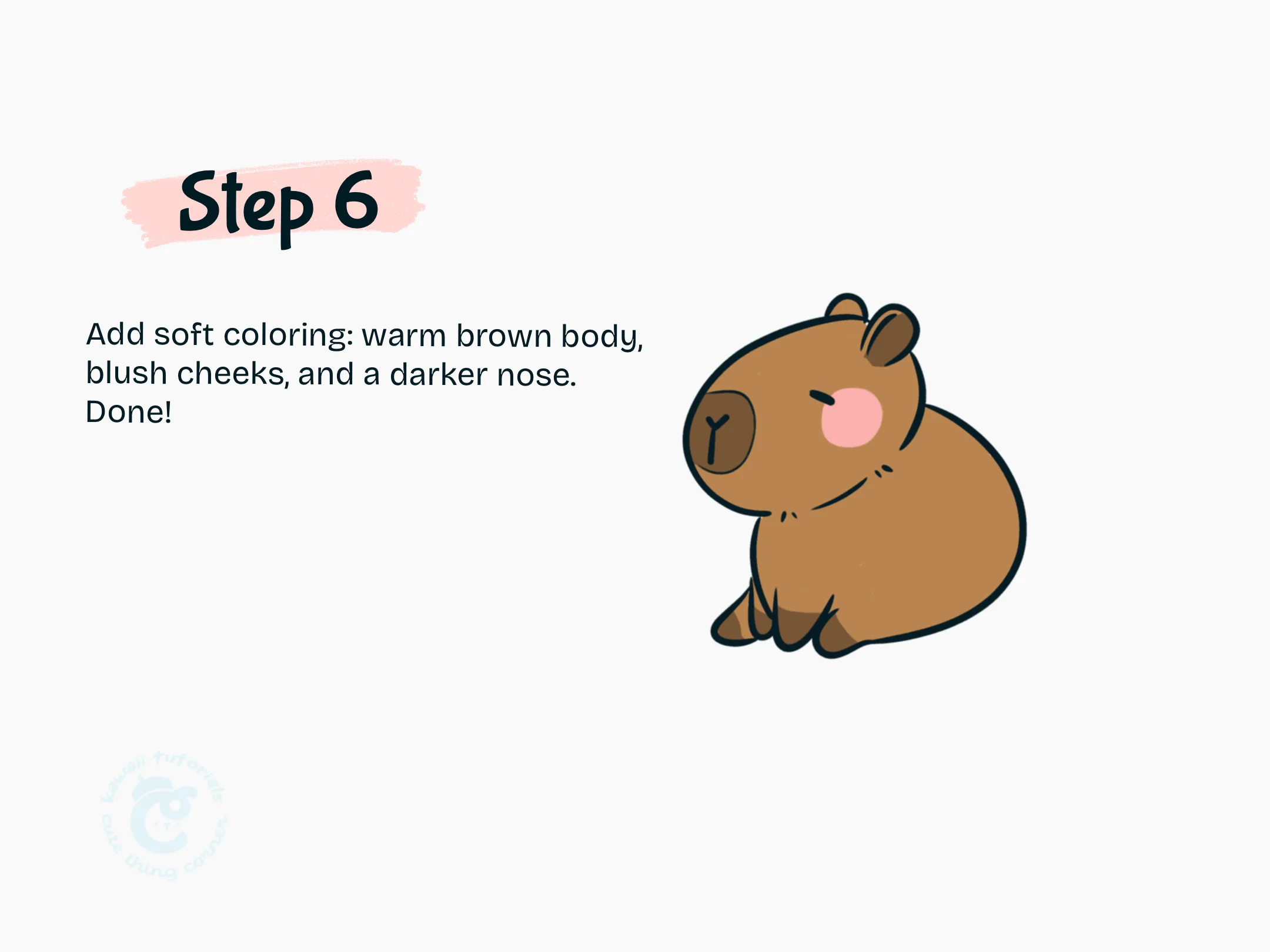 Step 6 Add soft coloring