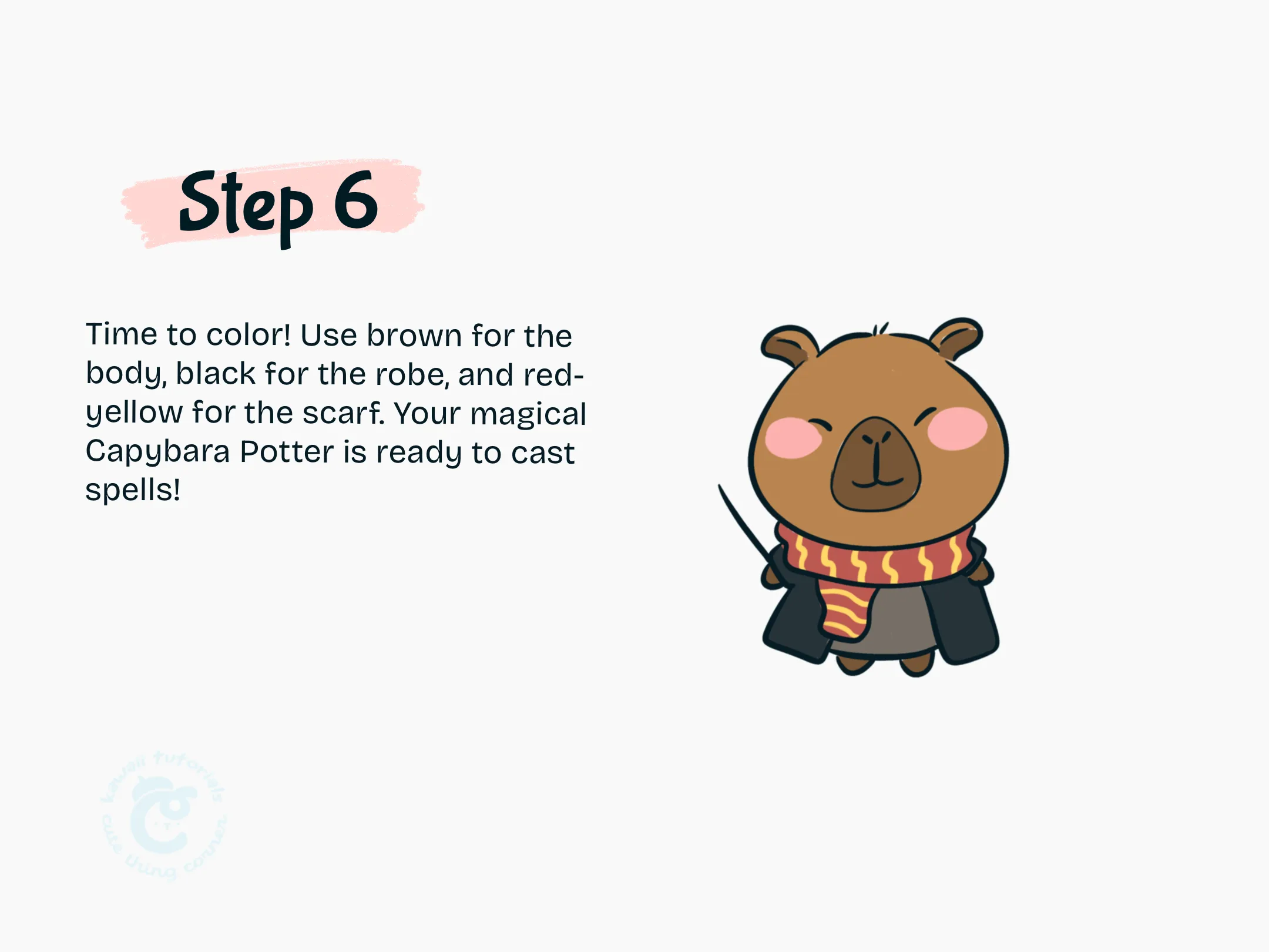 Color Capybara Potter