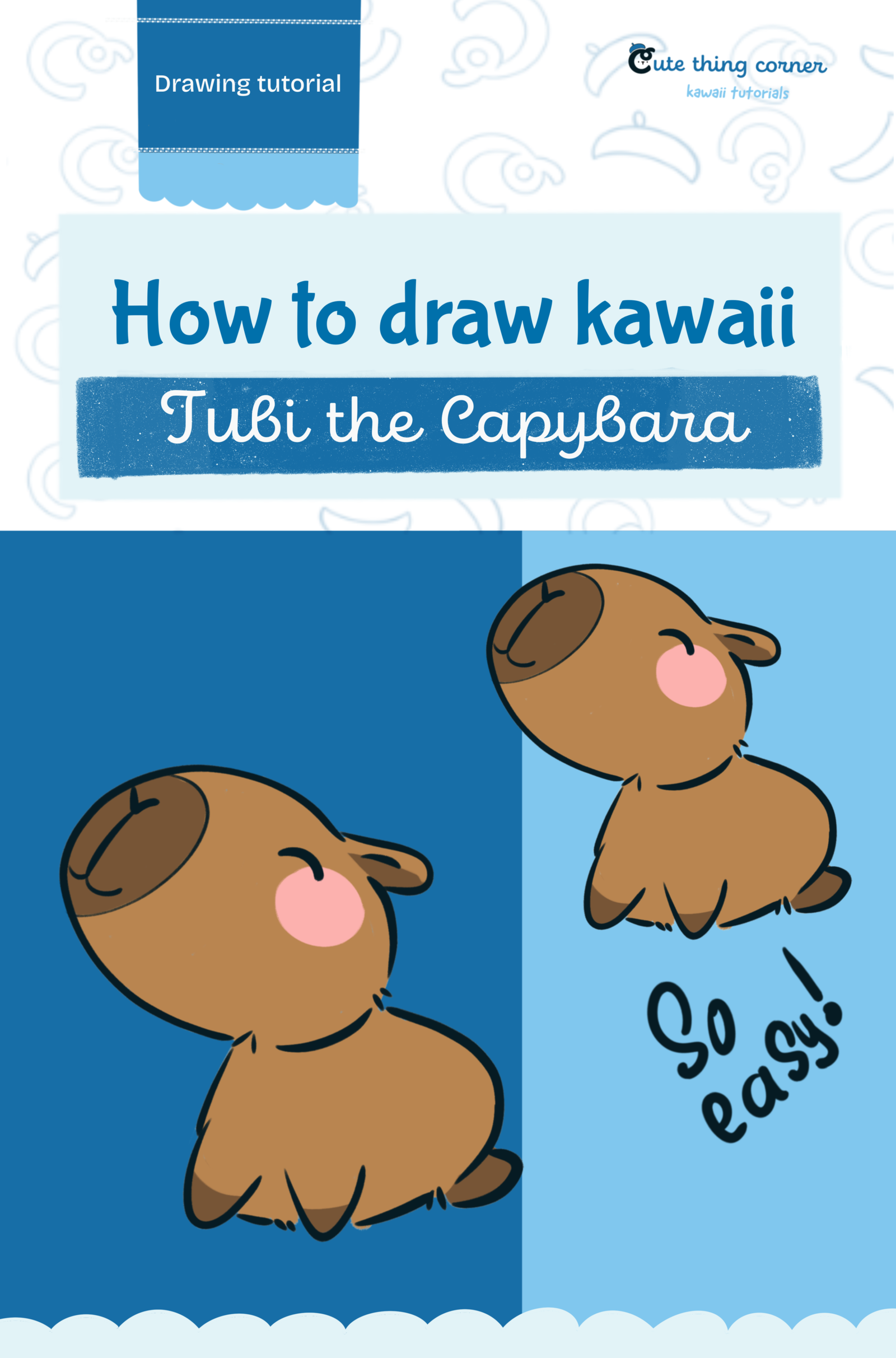 How to Draw Tubi the Capybara