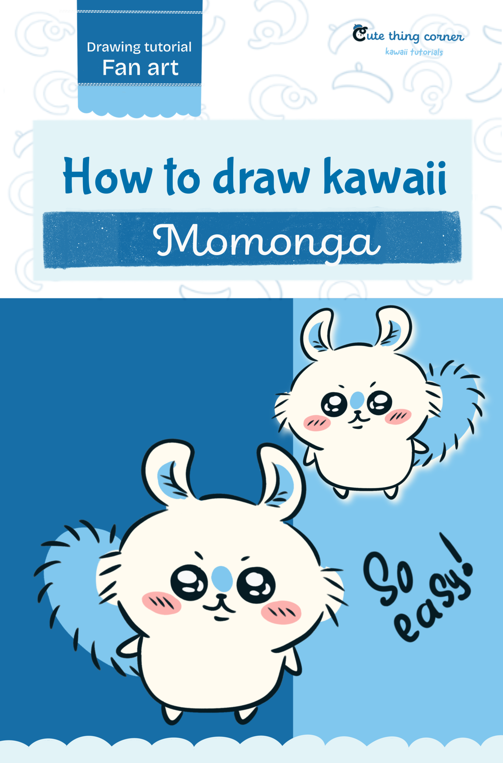 How to Draw Chiikawa Momonga (Easy Step-by-Step Drawing Tutorial)