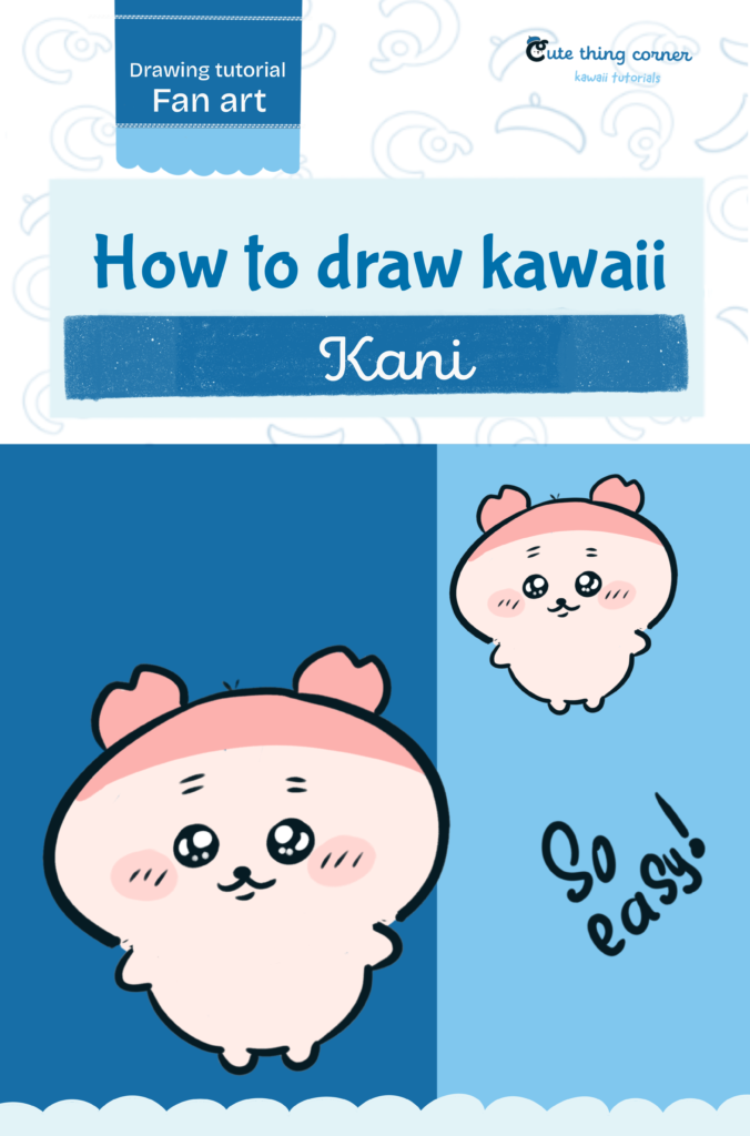 How to Draw Kani Chiikawa (Easy Step-by-Step Kawaii Drawing Tutorial)