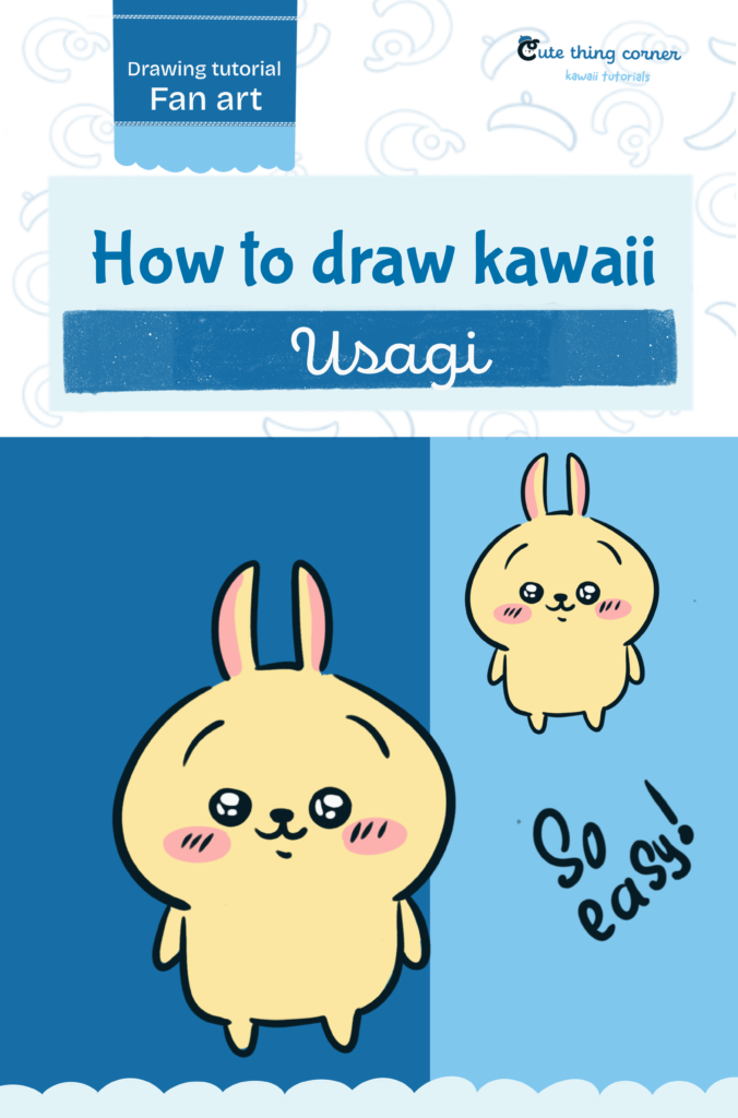 How to Draw Usagi Chiikawa (Easy Step-by-Step Drawing Tutorial)