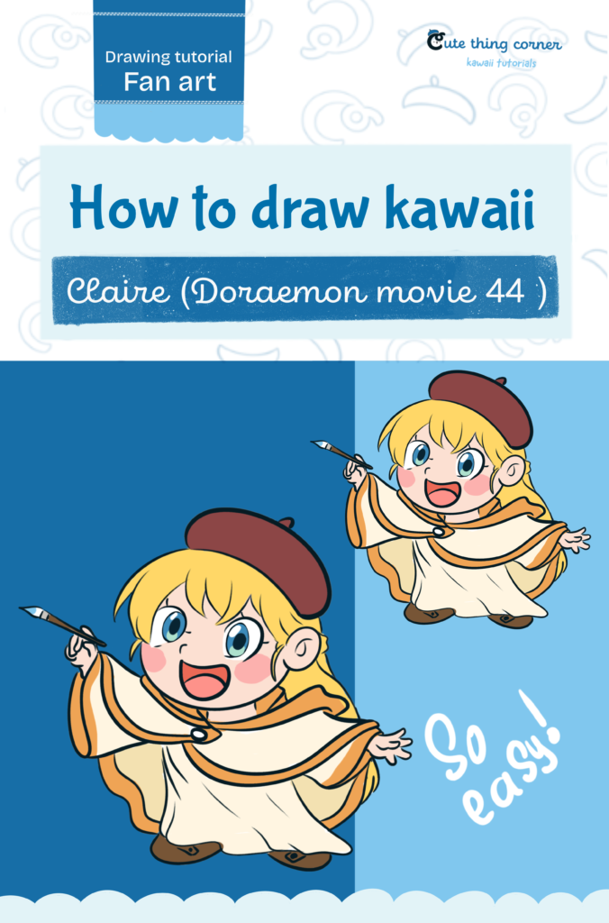 How to Draw Claire from Doraemon Movie 44 | Easy Step-by-Step Drawing Tutorial