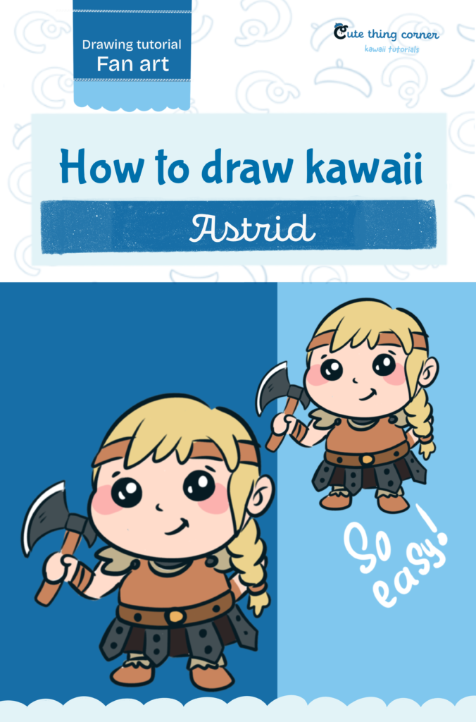 How to Draw Cute Astrid Chibi | Easy Step-by-Step Drawing Tutorial