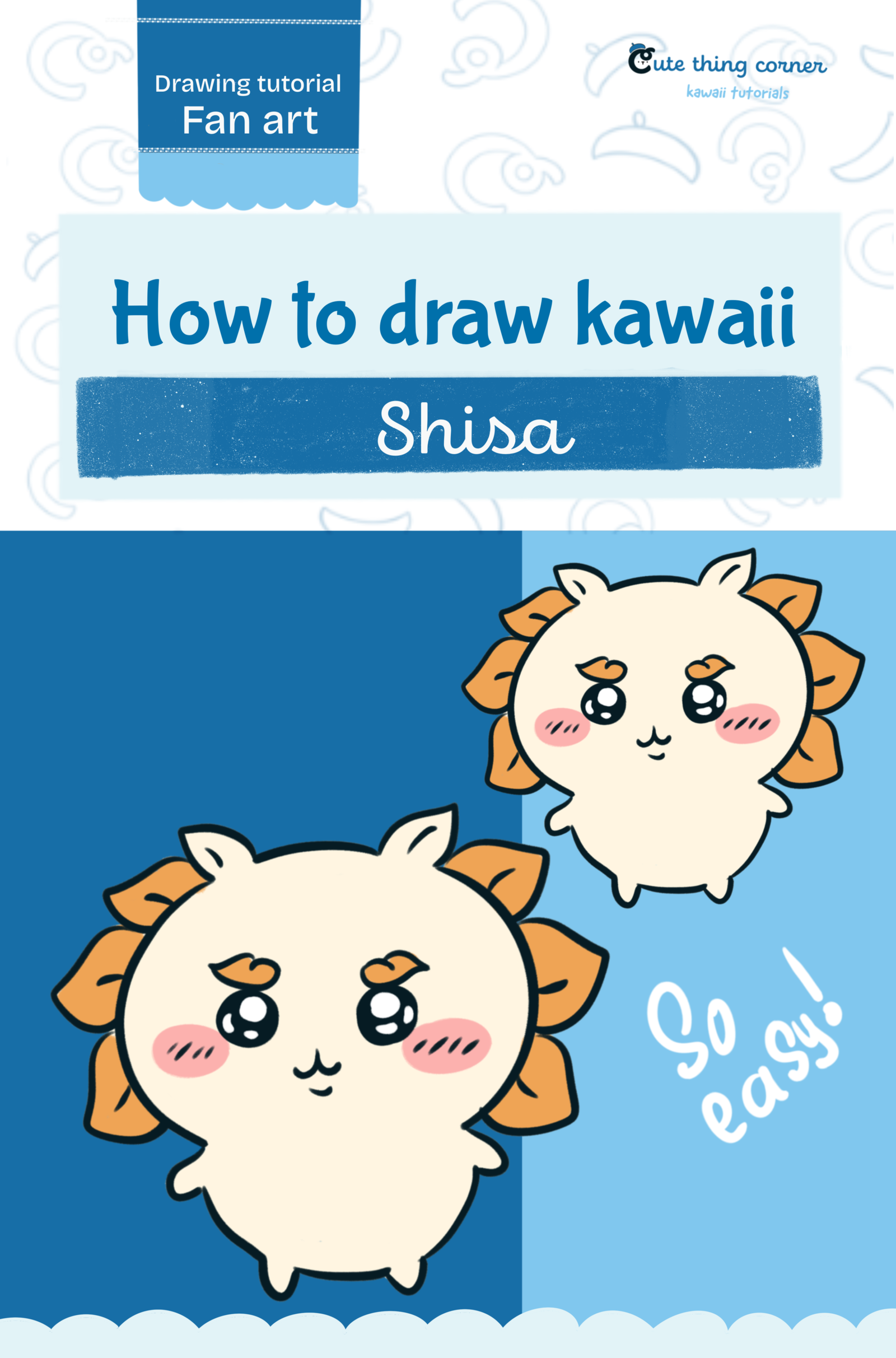 How to Draw Cute Shisa from Chiikawa | Easy Step-by-Step Drawing Tutorial