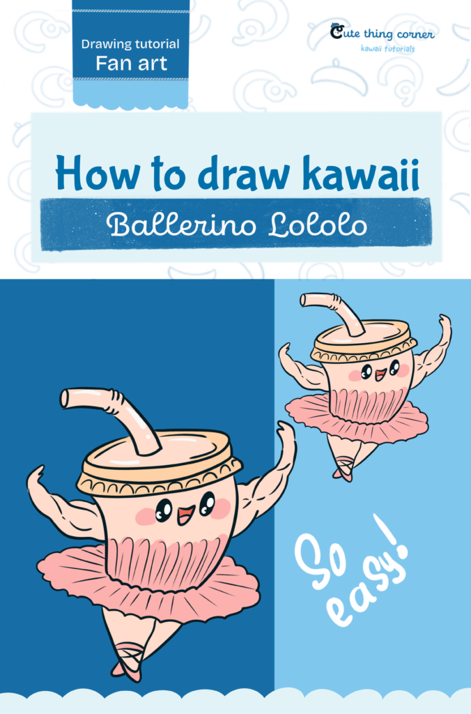 How to Draw Cute Ballerino Lololo | Easy Step-by-Step Drawing Tutorial