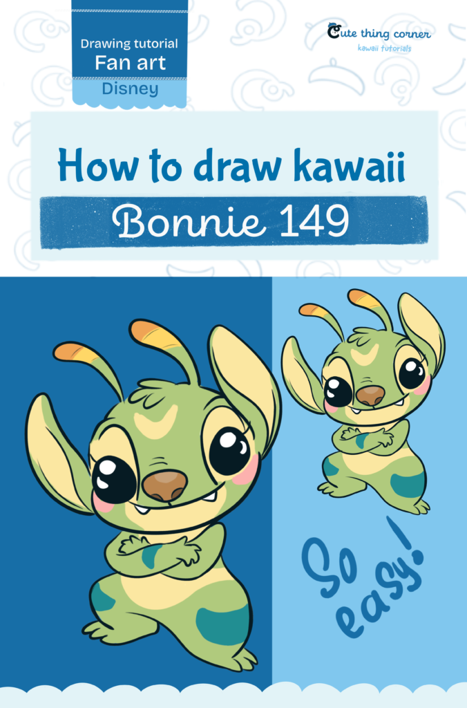How to Draw Cute Bonnie 149 – Easy Step-by-Step Tutorial