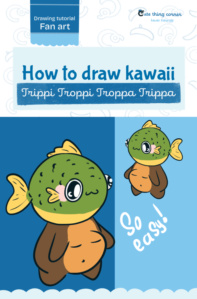 How to Draw Cute Trippi Troppi Troppa Trippa | Easy Step-by-Step Drawing Tutorial