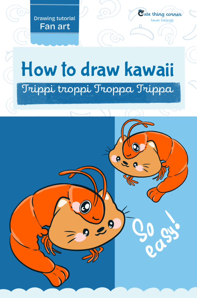 How to Draw Cute Trippi Troppi Troppa Trippa | Easy Step-by-Step Drawing Tutorial