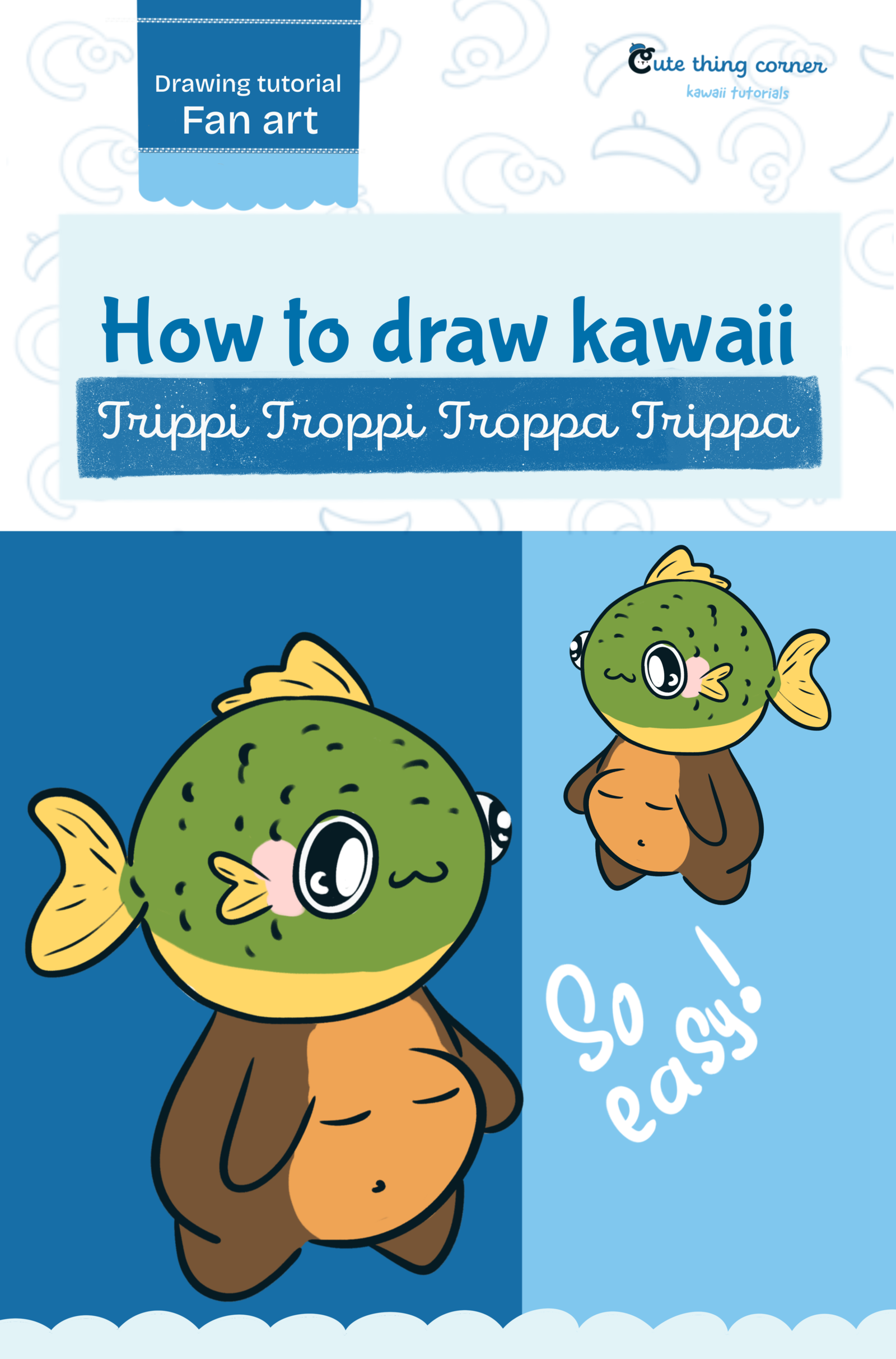 How to Draw Cute Trippi Troppi Troppa Trippa | Easy Step-by-Step Drawing Tutorial