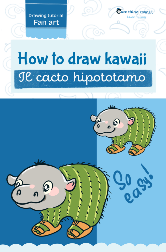 How to Draw Il Cacto Hipototamo | Easy Step-by-Step Drawing Tutorial