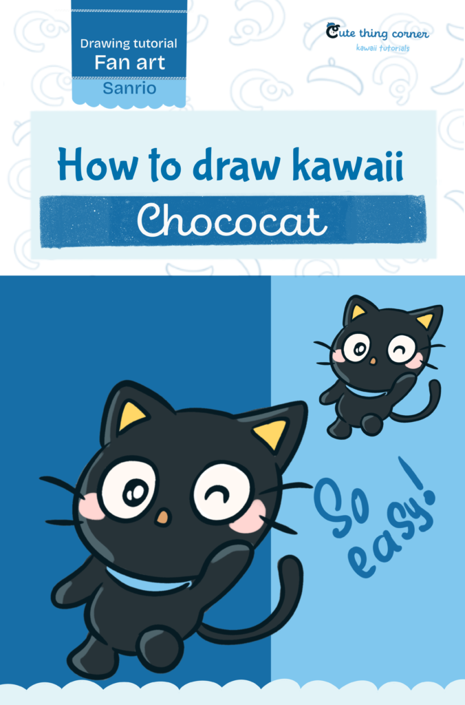 How to Draw Kawaii Chococat Step by Step