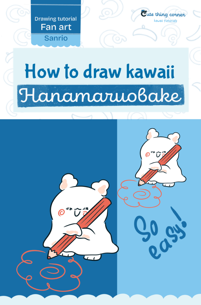 How to Draw Kawaii Hanamaruobake – Easy Step-by-Step Tutorial