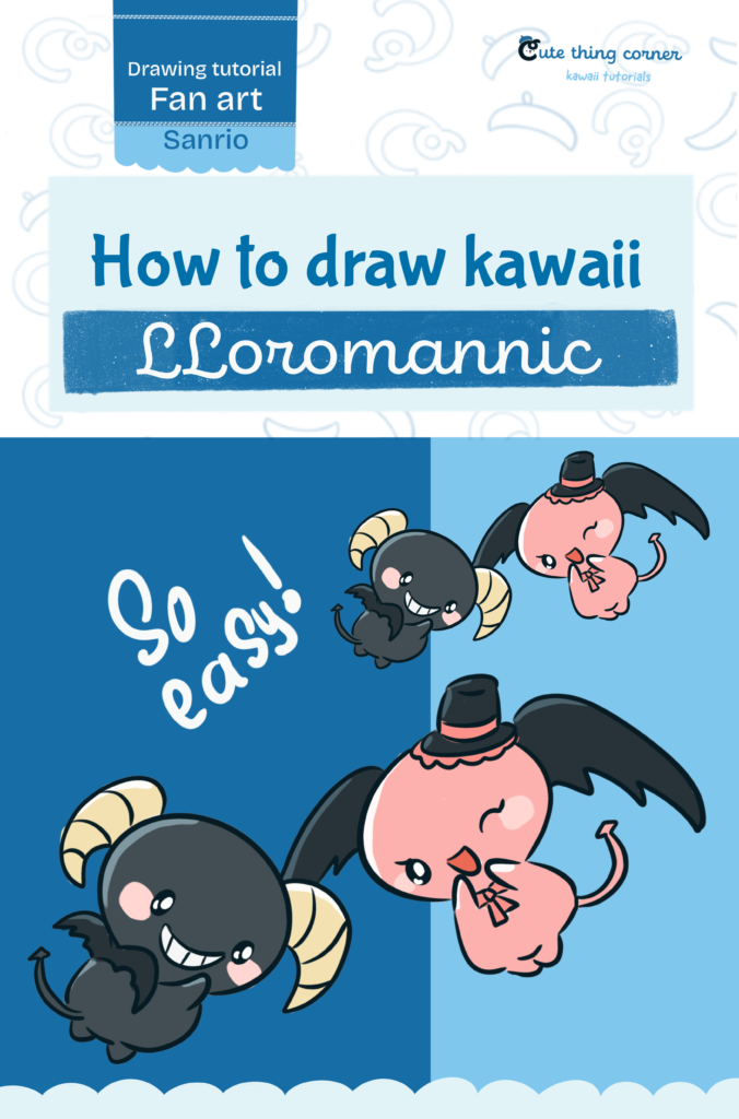 How to Draw Cute LLoromannic – Easy Step-by-Step Tutorial