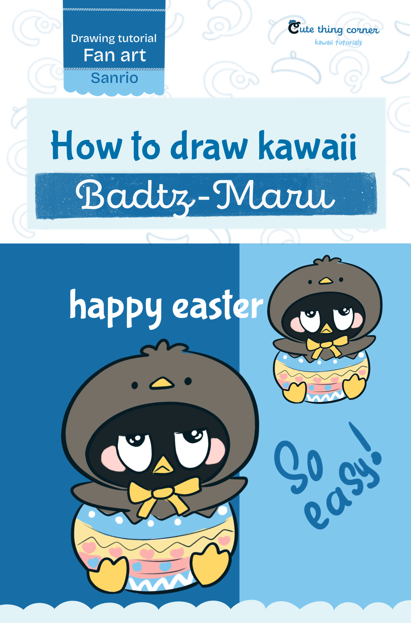 How to Draw Kawaii Badtz-Maru – Easy Step-by-Step Tutorial